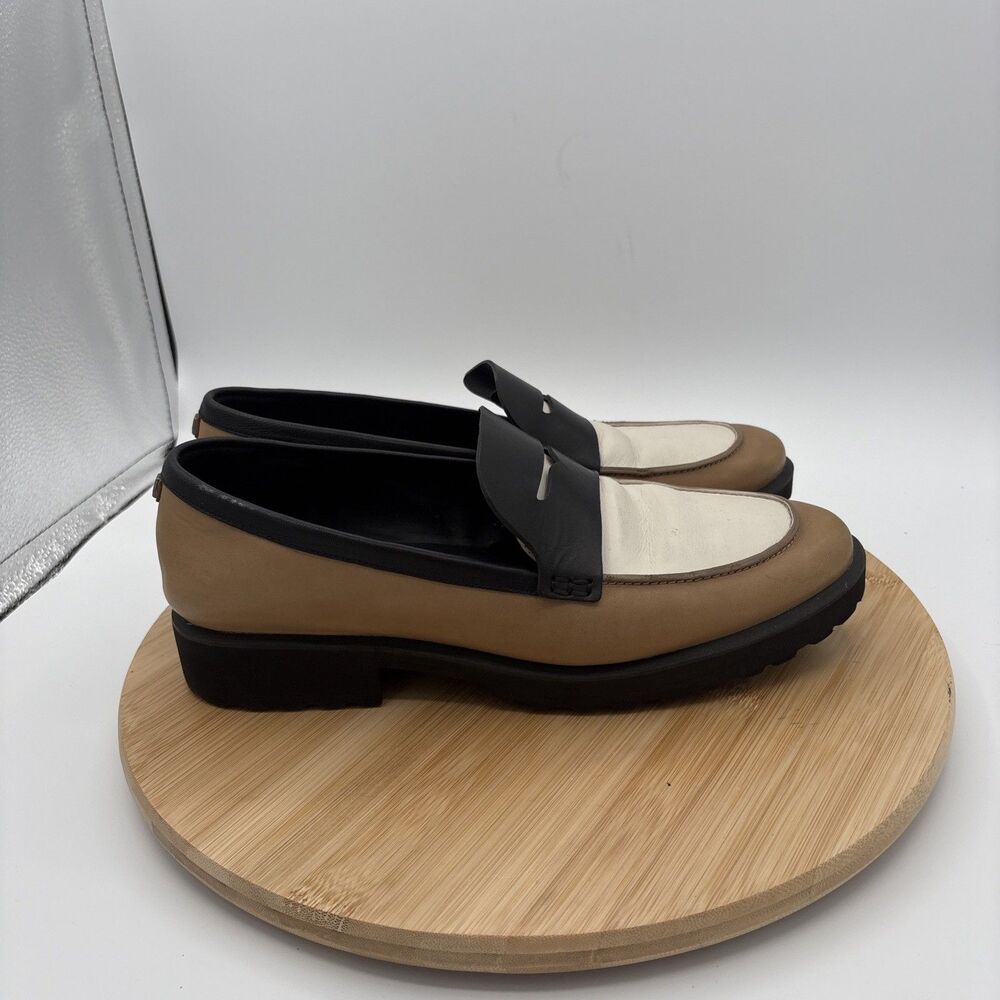 Cole Haan Geneva Penny Loafers Women’s 11B Leather Lug Sole Tri Color - Picture 7 of 11